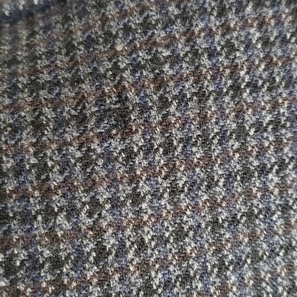 Chaps Lambs Wool Houndstooth Fall Sports Coat Jacket VGUC Homecoming - Picture 14 of 16
